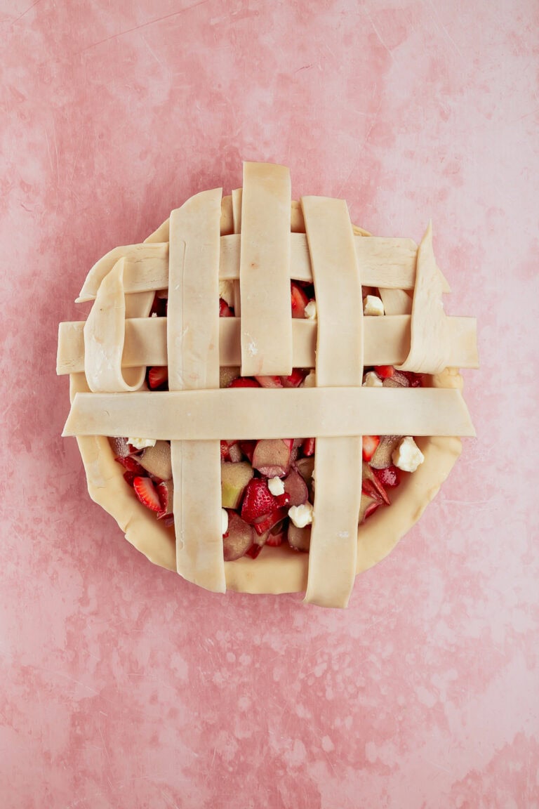 My First Strawberry Rhubarb Pie—A Sweet Memory with Mom